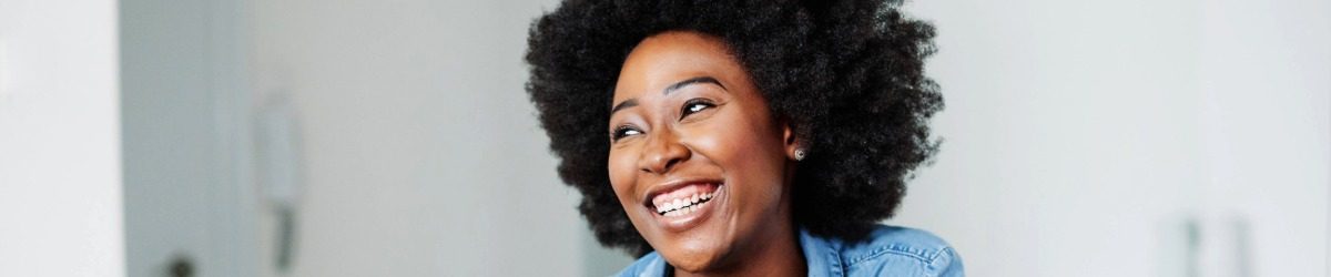 A happy woman